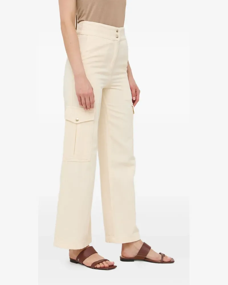 Patrizia Pepe cargo-pocket pants - Nude Nude