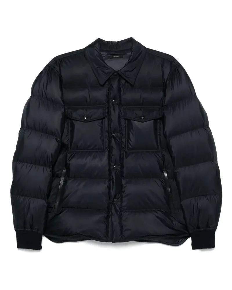 Tom Ford Gefütterte Jacke - Blau Blau