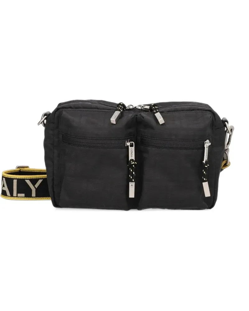 Fendi Camera black superlight FF zucca fabric bag - Schwarz Schwarz