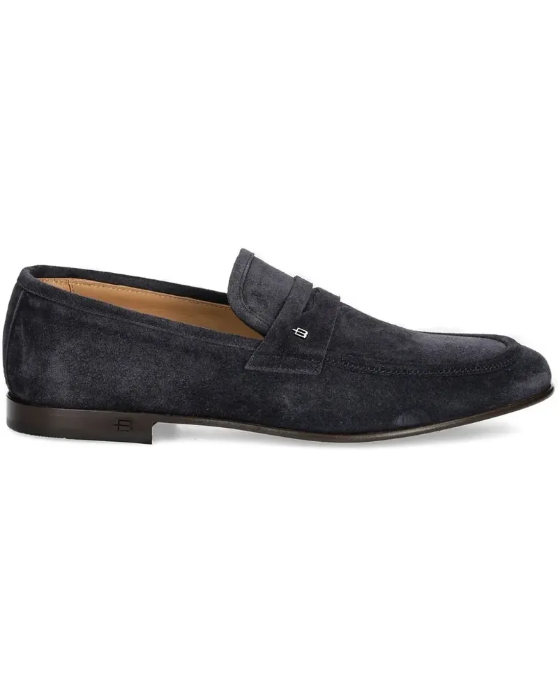 Baldinini Penny-Loafer aus Wildleder - Blau Blau