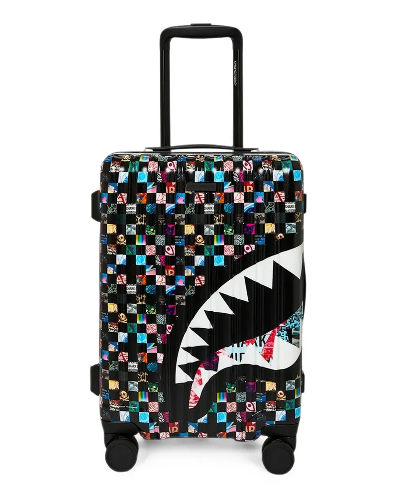 Sprayground Sharkverse Universe Reisetasche mit Check-Print - Schwarz Schwarz