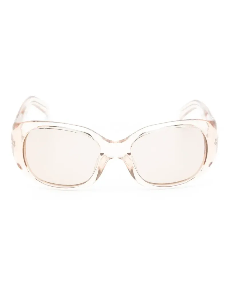 CHIMI Halo rectangle-frame sunglasses - Nude Nude