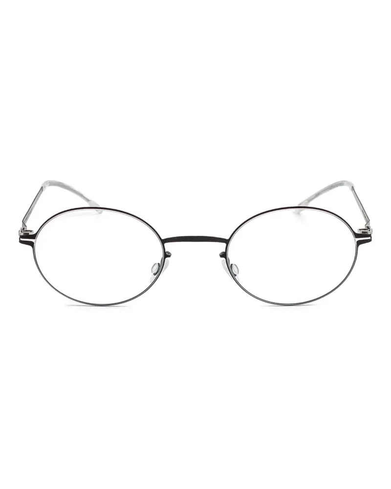 Mykita Emmi Brille mit rundem Gestell - Schwarz Schwarz