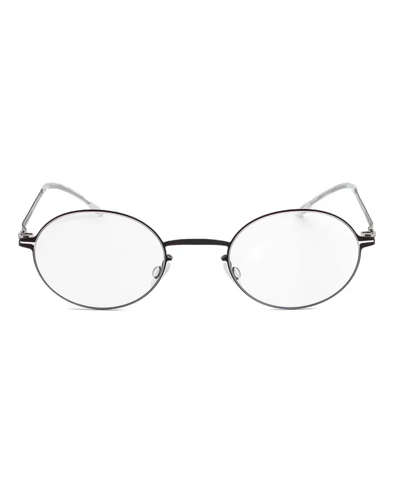 Mykita Emmi Brille mit rundem Gestell - Schwarz Schwarz