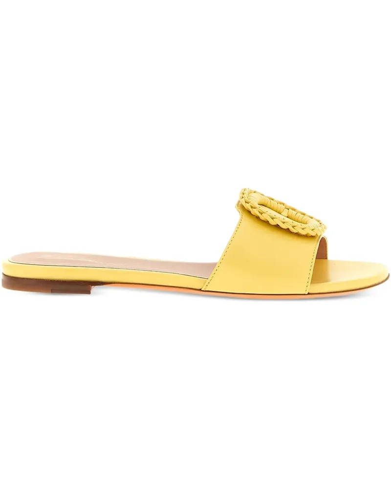 Santoni Corolle Sandalen mit Webdetail - Gelb Gelb