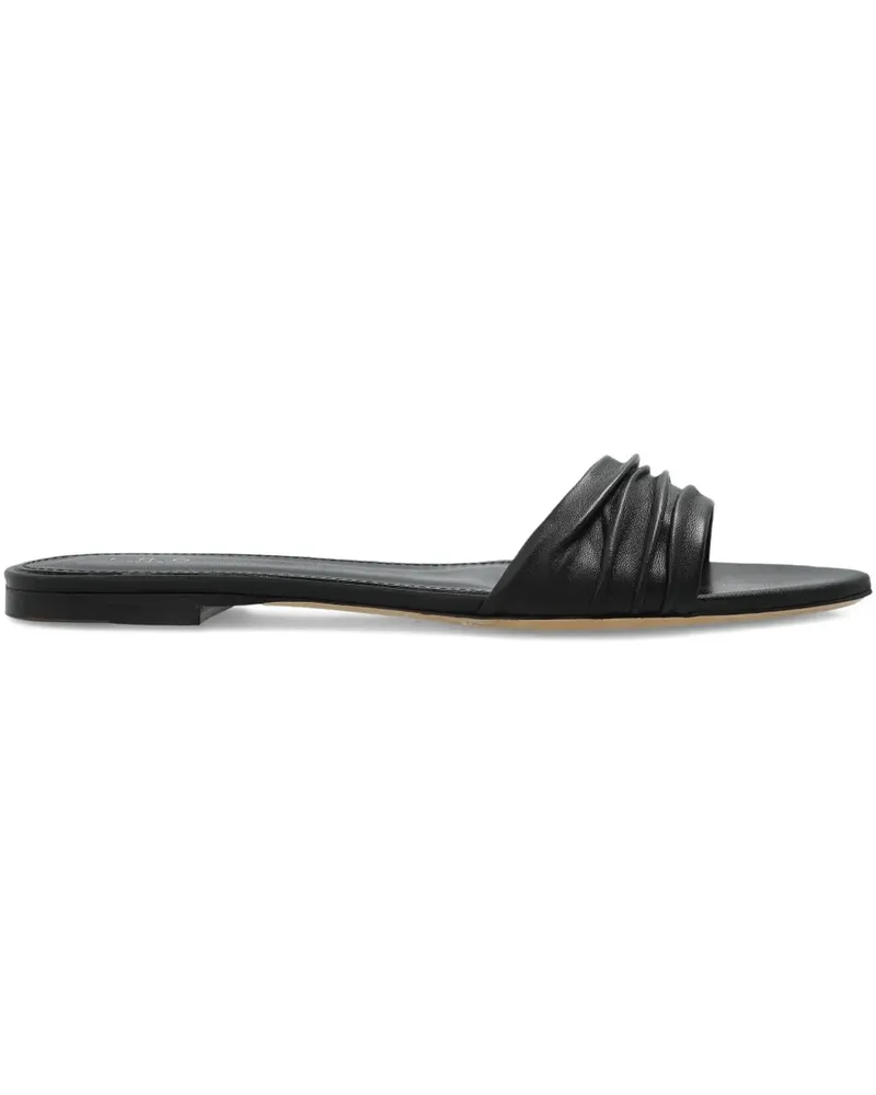 IRO Sandalen aus Leder - Schwarz Schwarz