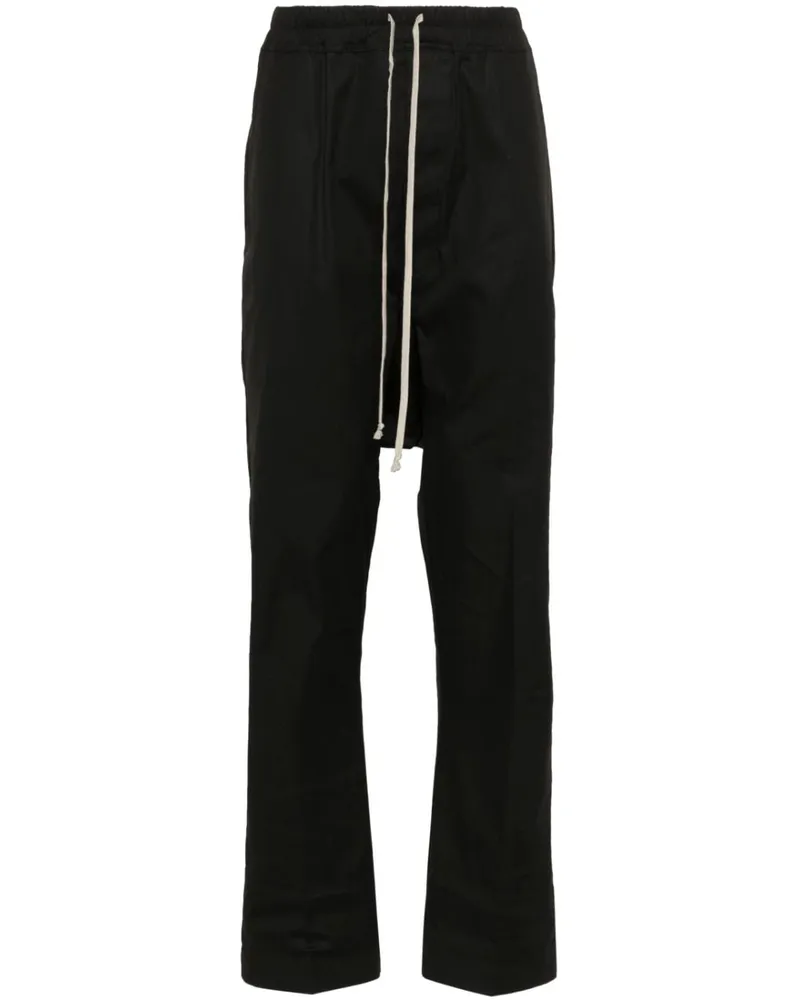 Rick Owens Tapered-Hose mit tiefem Schritt - Schwarz Schwarz