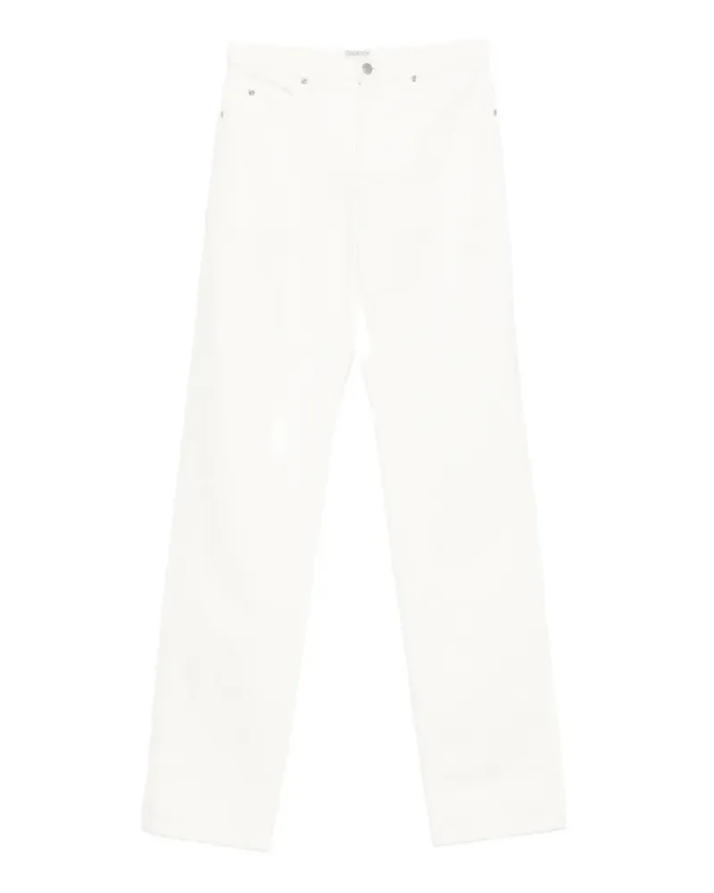 Calvin Klein logo-patch jeans - Nude Nude