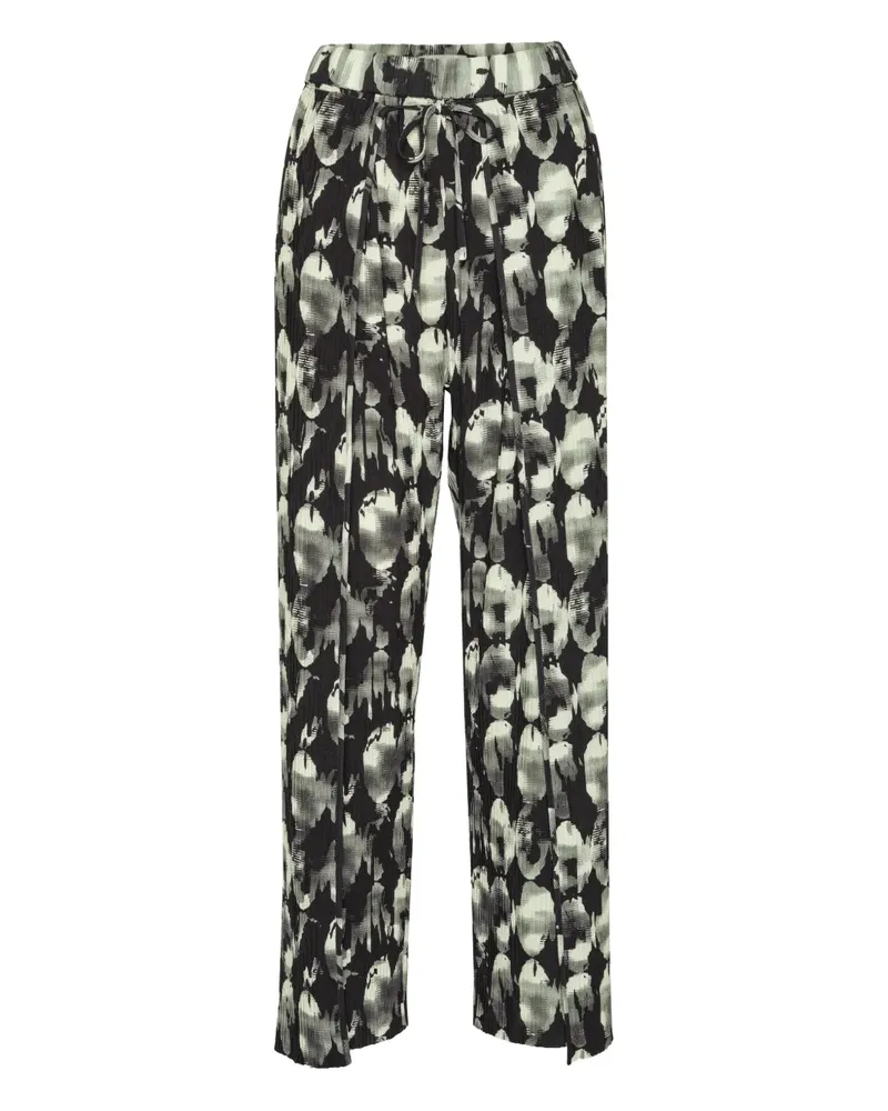 Henrik Vibskov drawstring print trousers - Schwarz Schwarz