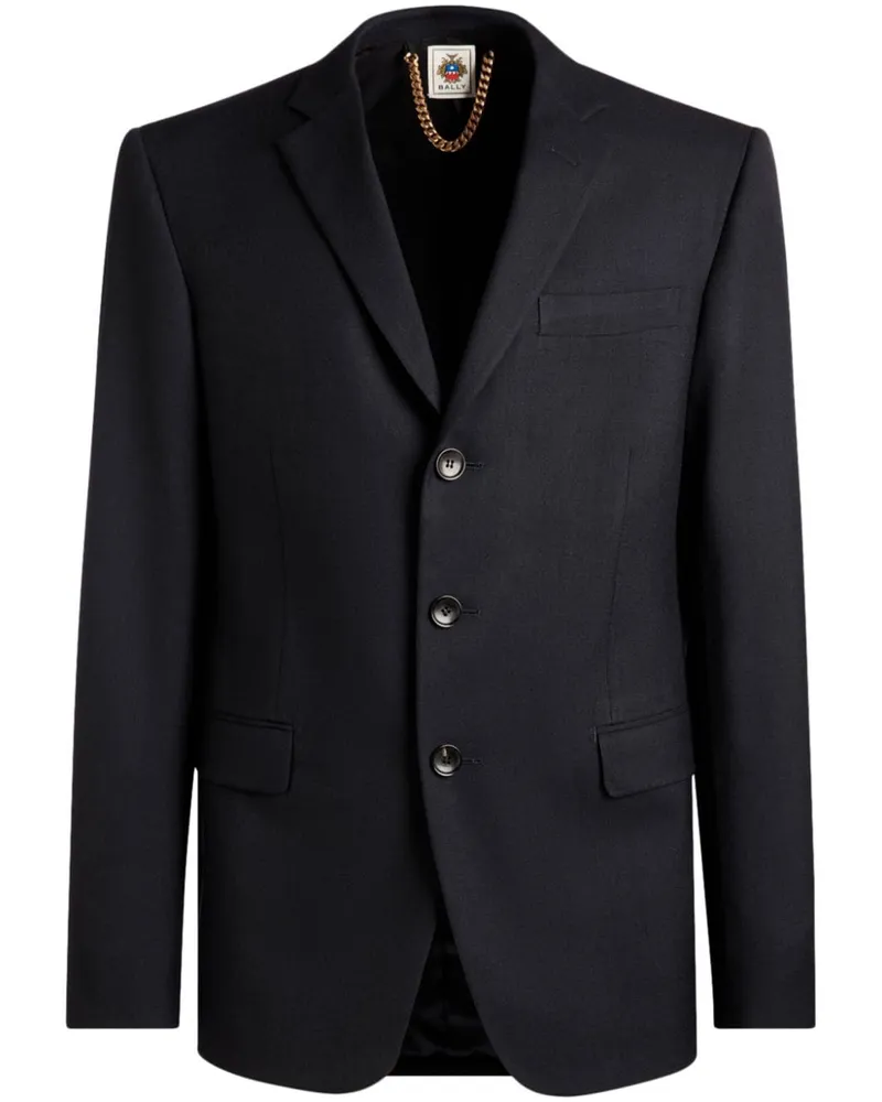 Bally Einreihiges Sakko - Blau Blau
