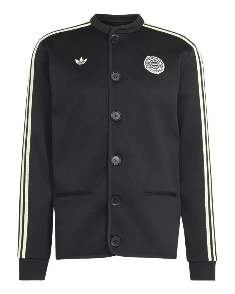 adidas Pullover mit Logo-Patch - Schwarz Schwarz