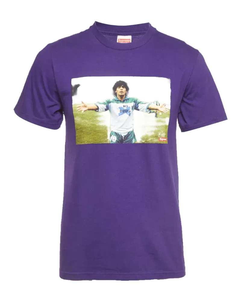 Supreme Being Maradona T-Shirt - Violett Violett