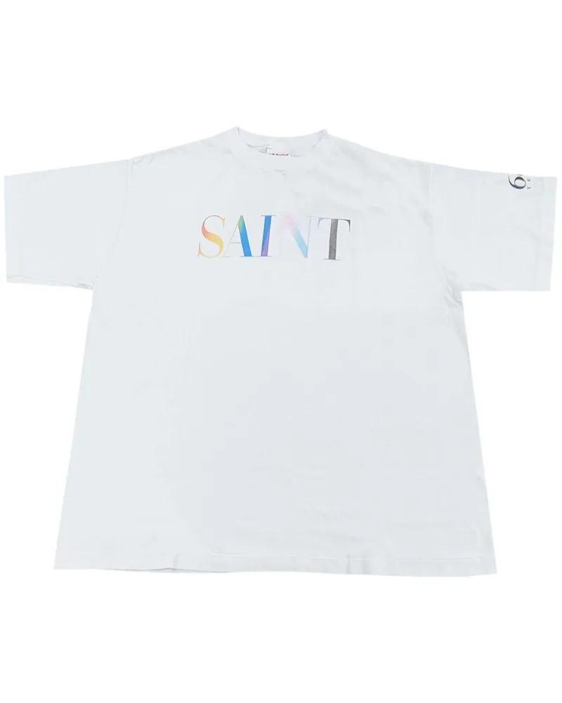 SAINT MXXXXXX T-Shirt mit Print - Weiß Weiß