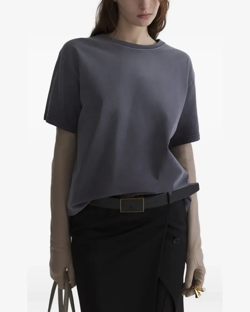 Thierry Mugler T-Shirt mit Logo - Nude Nude