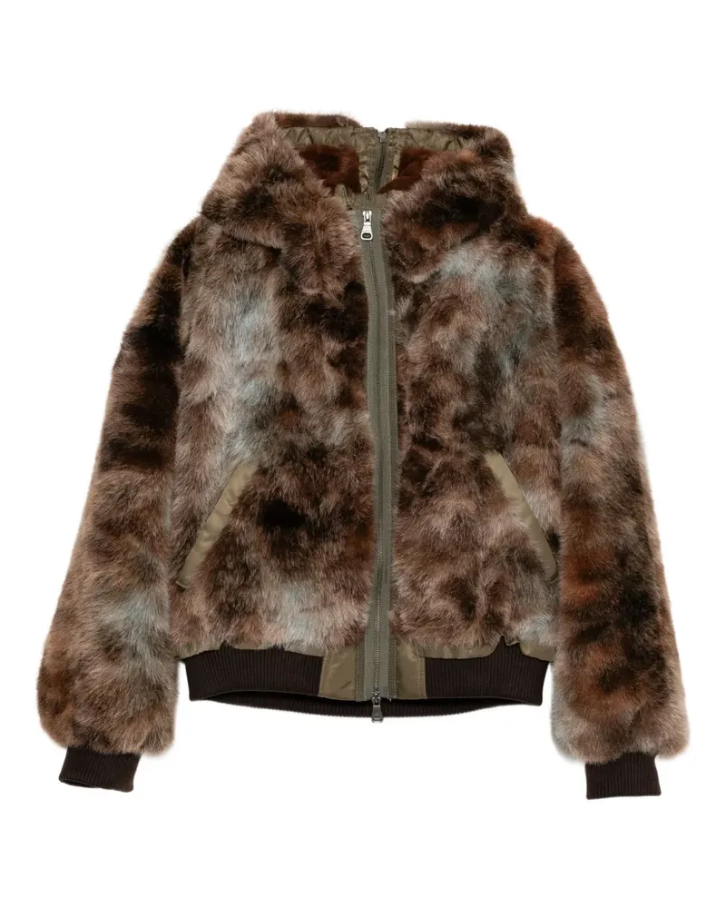 Andersson Bell Vanessa Jacke aus Faux Fur - Braun Braun