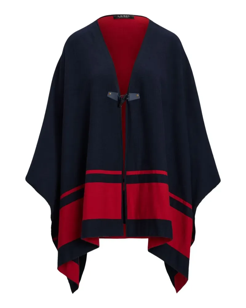 Ralph Lauren Gestreiftes Toggle Cape - Blau Blau