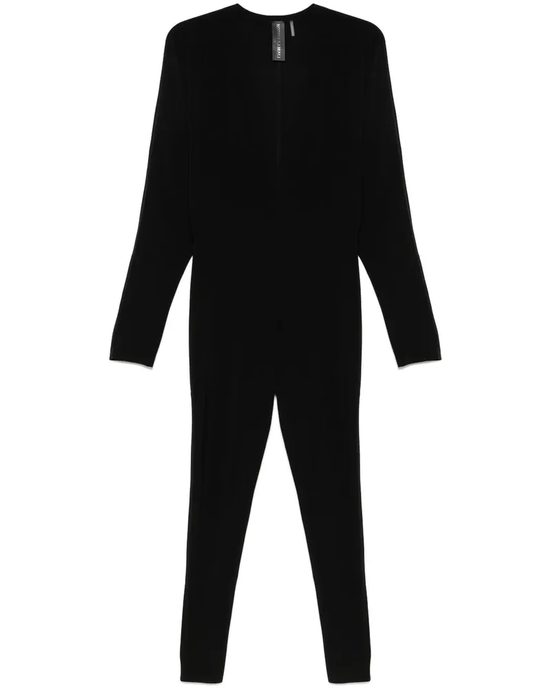 Norma Kamali Dolman Jumpsuit - Schwarz Schwarz
