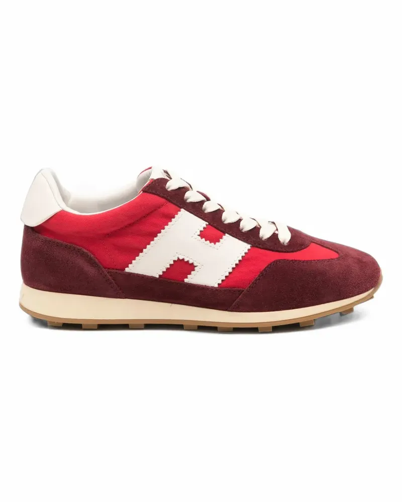 Hogan Athletic Sneakers mit Logo-Patch und Einsätzen - Rot Rot