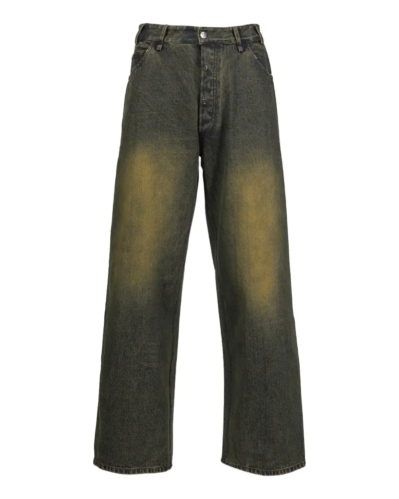 Song For The Mute faded baggy jeans - Braun Braun