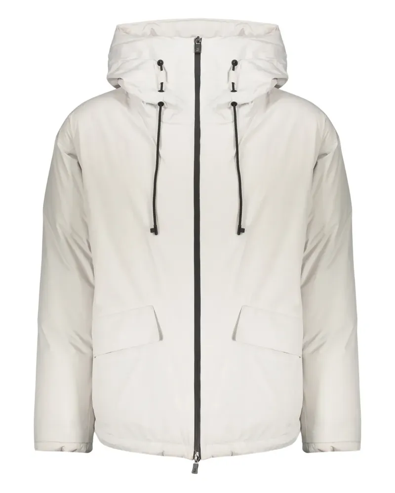 Herno zip-up hooded jacket - Nude Nude