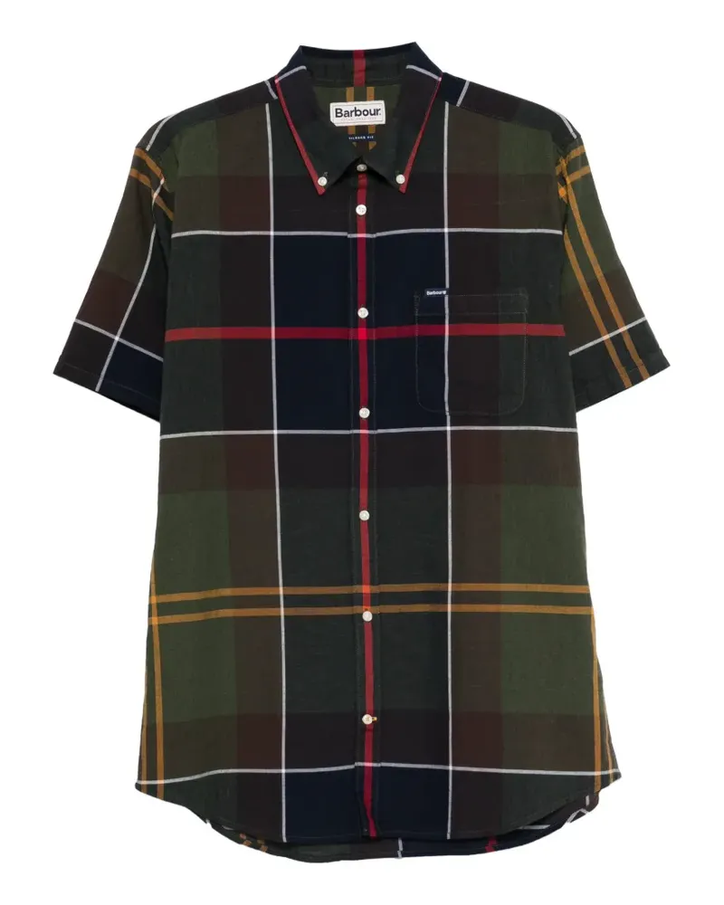 Barbour tartan short-sleeve shirt - Grün Grün