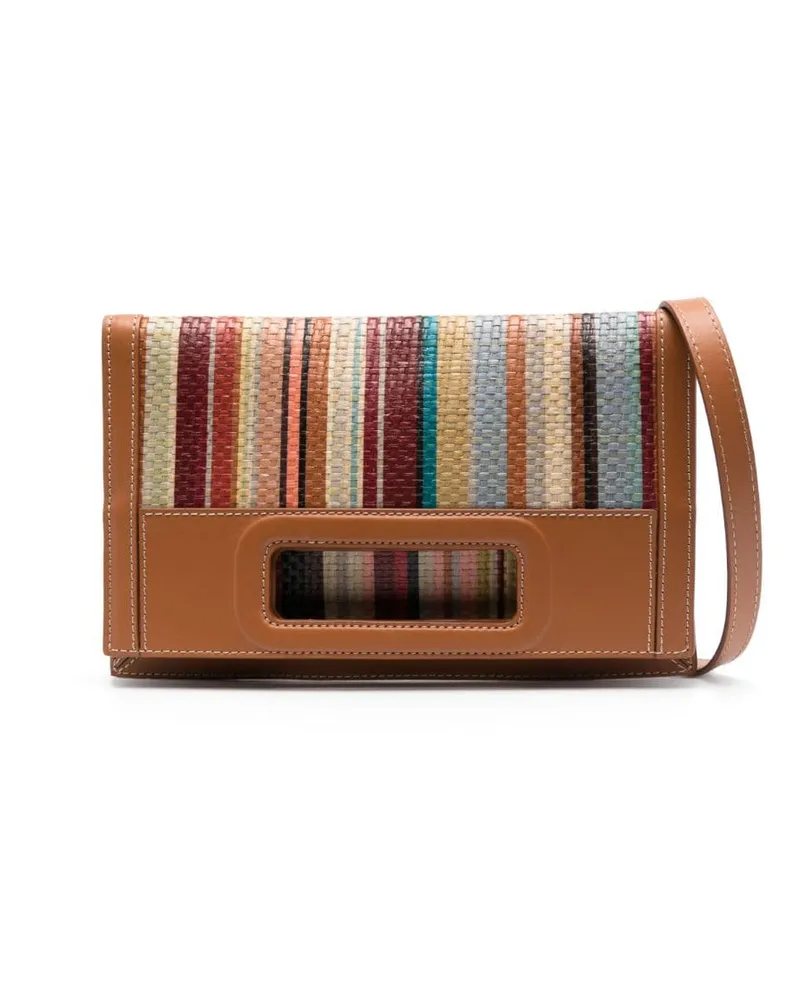 Paul Smith Gestreifte Tasche Braun