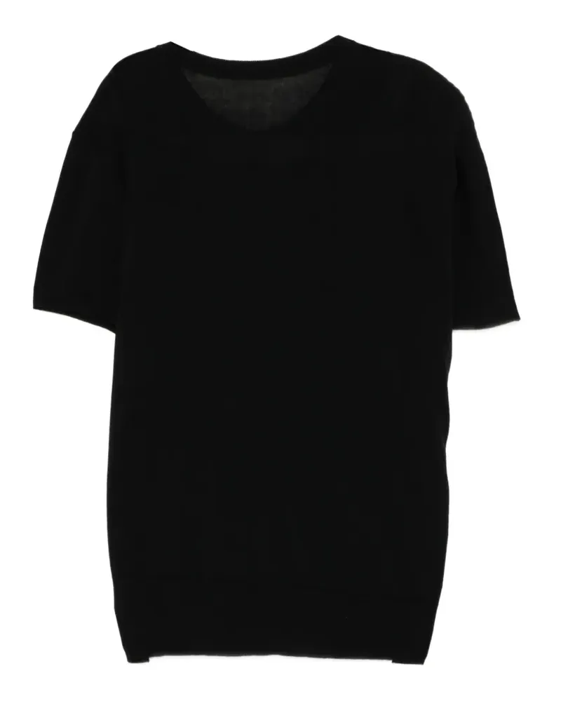 JNBY Kurzärmeliges Strickoberteil - Schwarz Schwarz