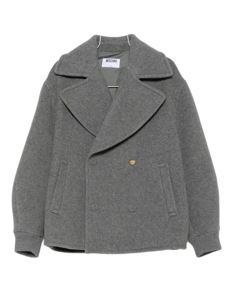 Moschino double-breasted jacket - Grau Grau