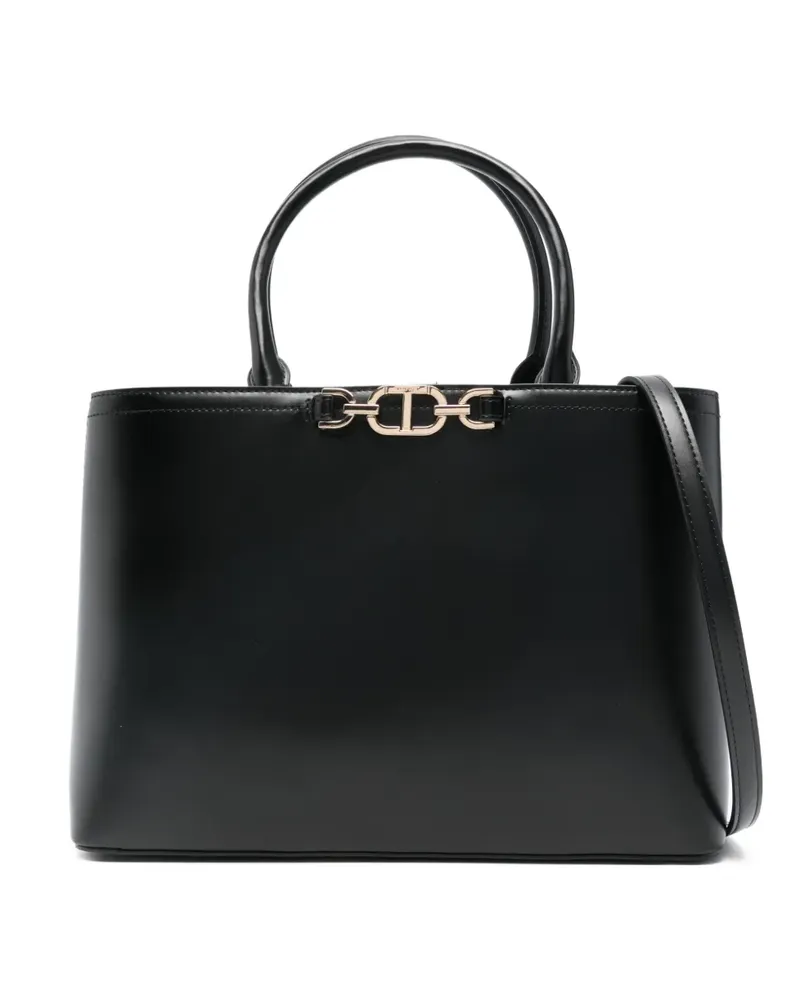 Twin-Set First Class Tote Bag - Schwarz Schwarz