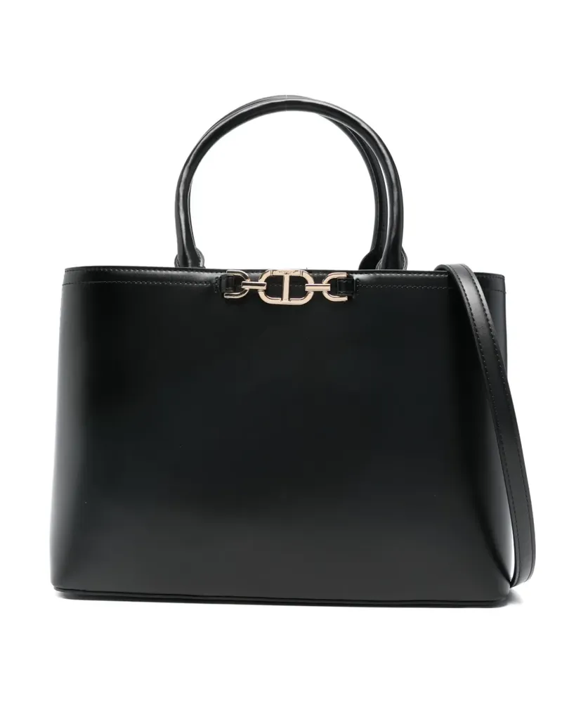 Twin-Set First Class Tote Bag - Schwarz Schwarz