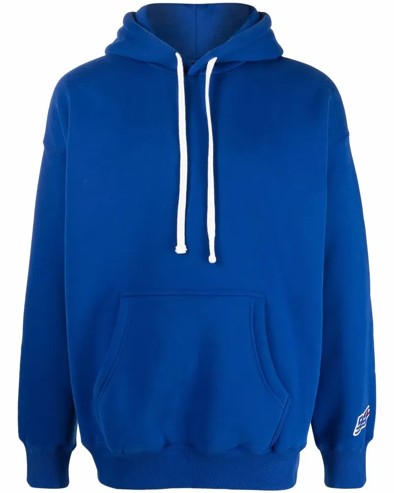 Diesel Hoodie mit Logo-Patch - Blau Blau