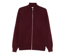 Cardigan mit Reißverschluss - Rot
