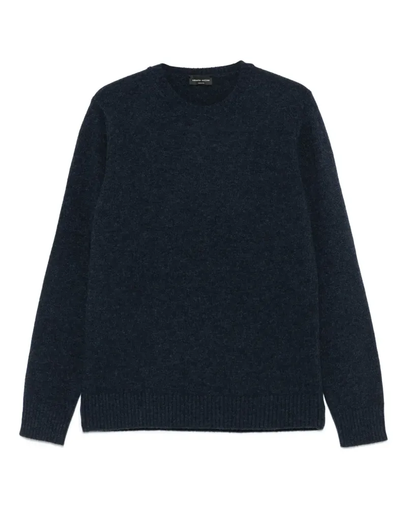 Roberto Collina Pullover mit Rundhalsausschnitt - Blau Blau