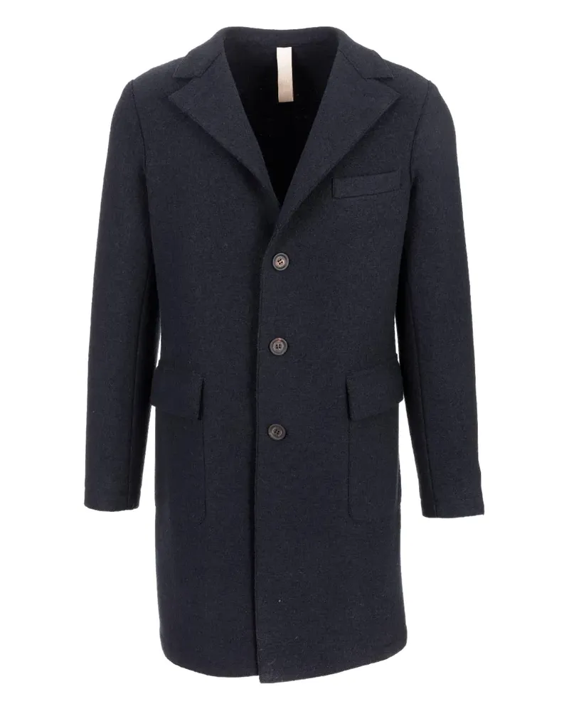 Eleventy Einreihiger Mantel - Blau Blau