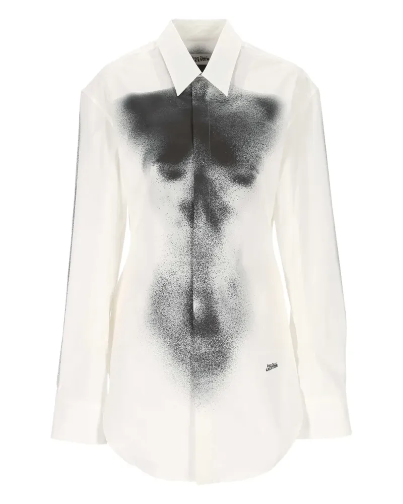 Jean Paul Gaultier Hemd mit grafischem Print - Nude Nude
