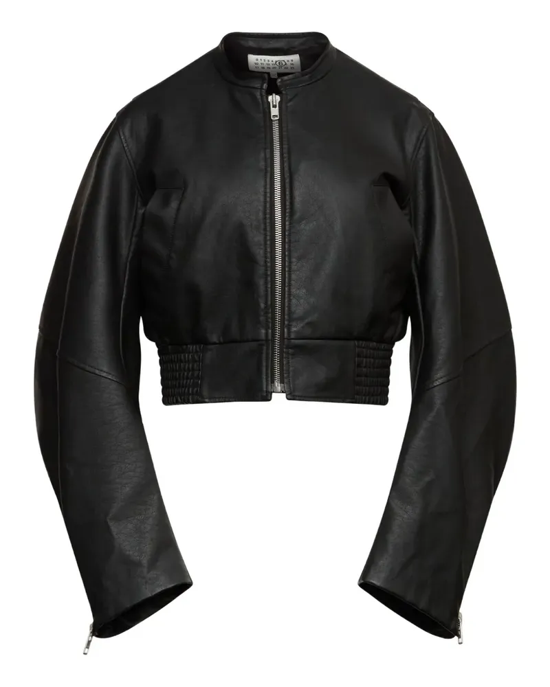 Maison Margiela Jacke mit Reißverschluss - Schwarz Schwarz