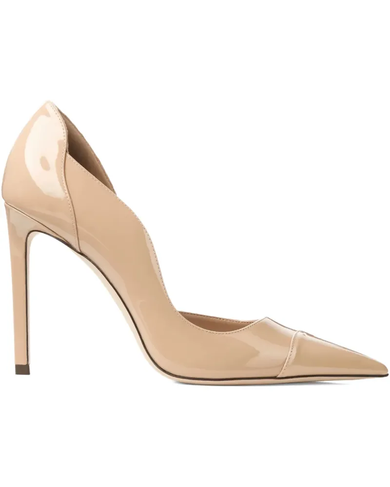 Jimmy Choo Spitze Brigitte Pumps 100mm - Nude Nude