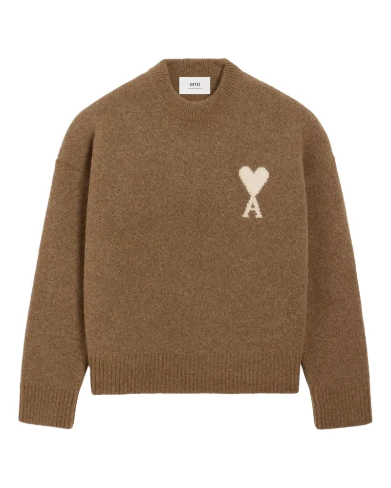 AMI Paris Ami de Coeur Pullover - Braun Braun