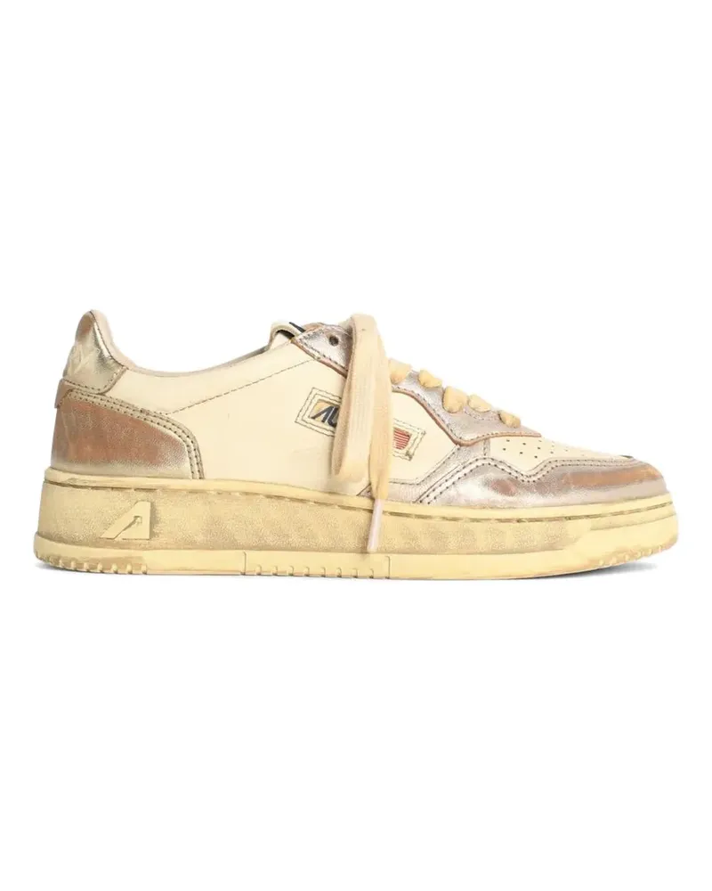 AUTRY Medalist logo sneakers - Gold Gold