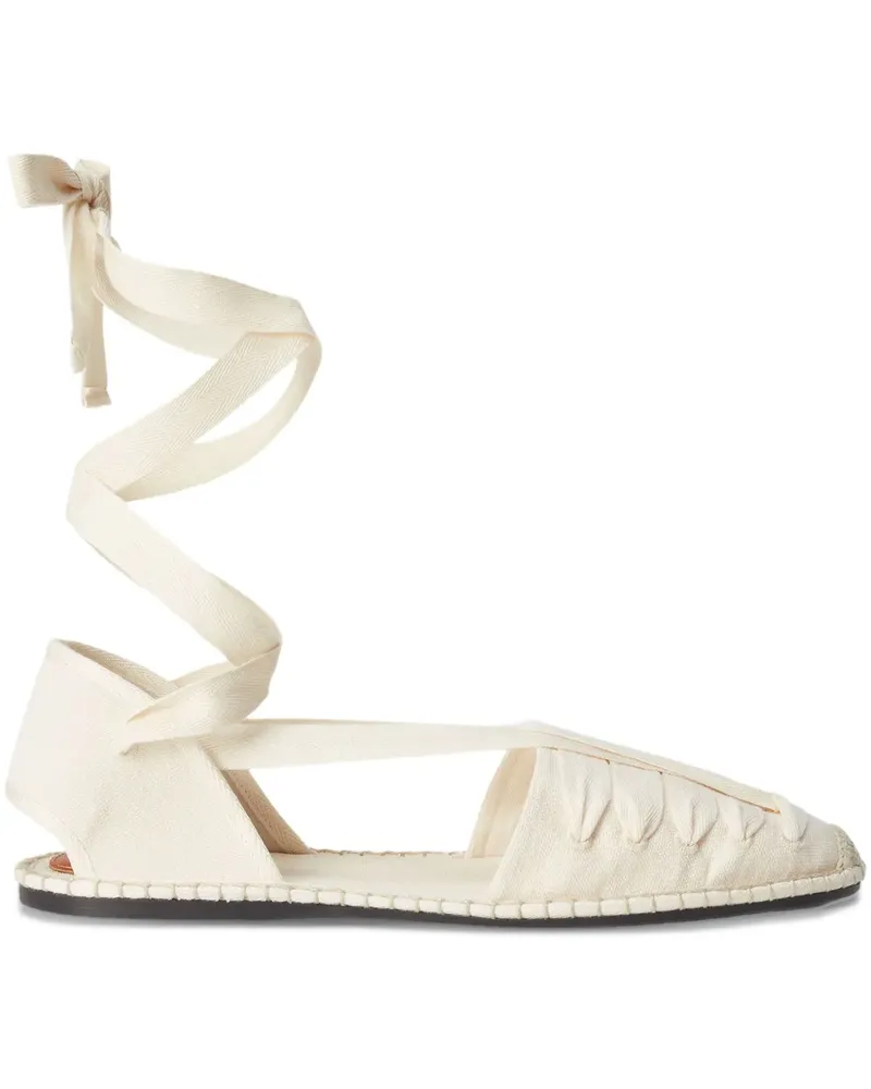 Ralph Lauren Espadrilles aus Canvas - Nude Nude