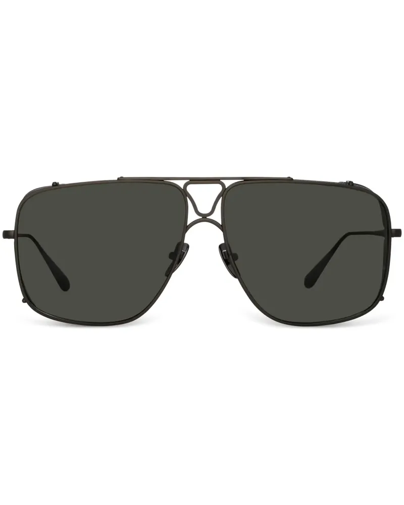 Linda Farrow Enzo Pilotenbrille - Schwarz Schwarz