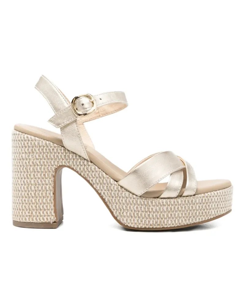 Nero Gardini crossover-strap sandals - Gold Gold