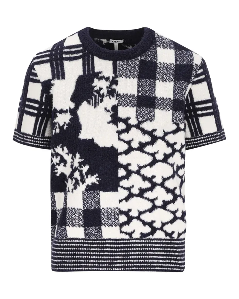 Loewe x Cosima von Bonin short-sleeve sweater - Blau Blau