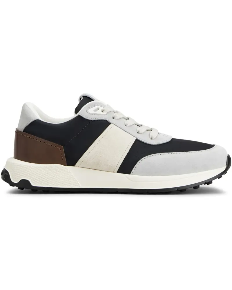 TOD'S Sneakers mit Wildledereinsätzen - Schwarz Schwarz