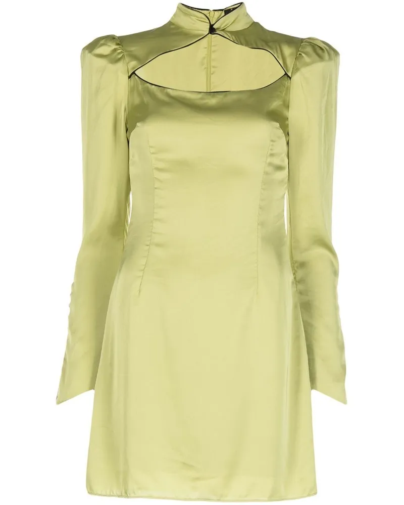 De La Vali Minikleid mit Cut-Outs - Grün Grün