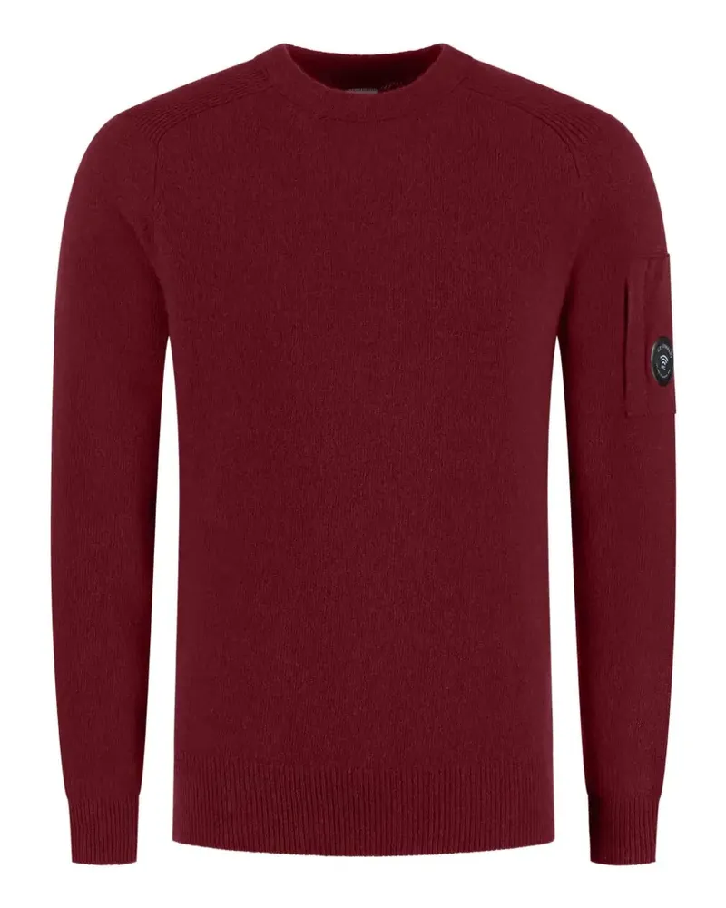 C.P. Company Lambswool Lens crewneck sweater - Rot Rot