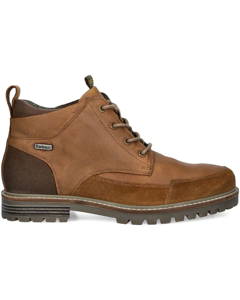 Barbour Schnürstiefel mit Kontrasteinsätzen - Braun Braun