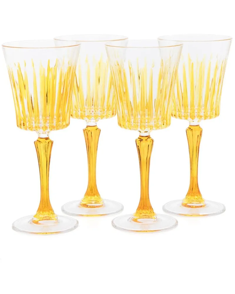 Les-Ottomans Kristallgläser, 2er-Set - Gelb Gelb