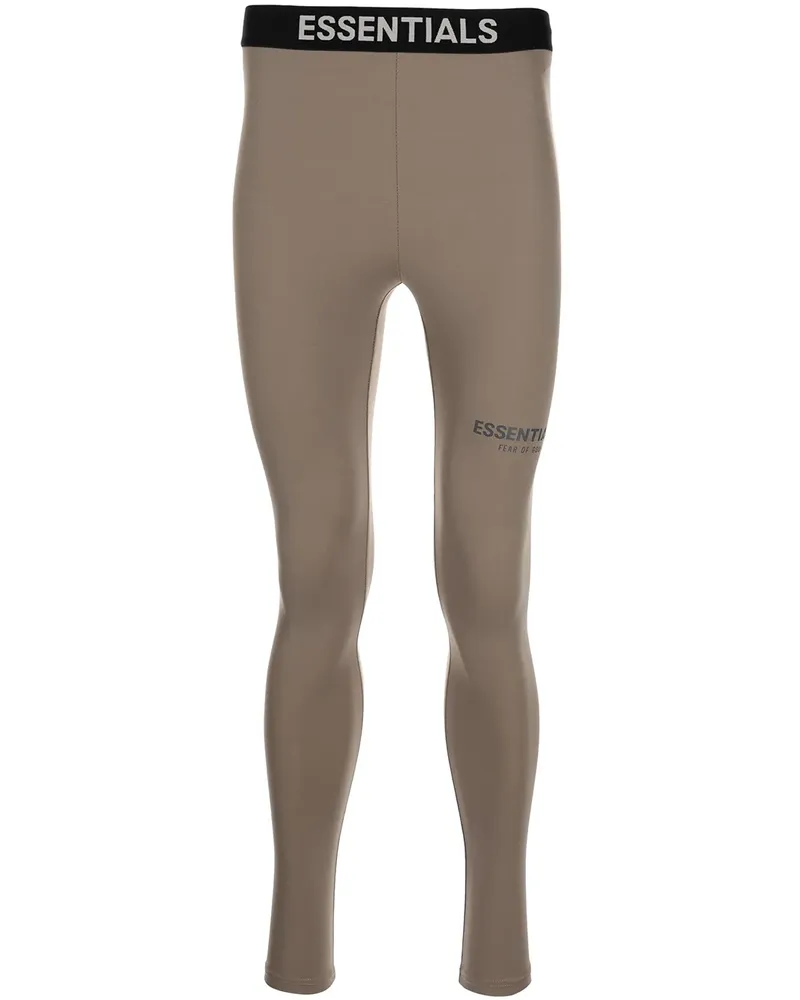 Fear of God Athletic Leggings mit Logo-Bund - Braun Braun