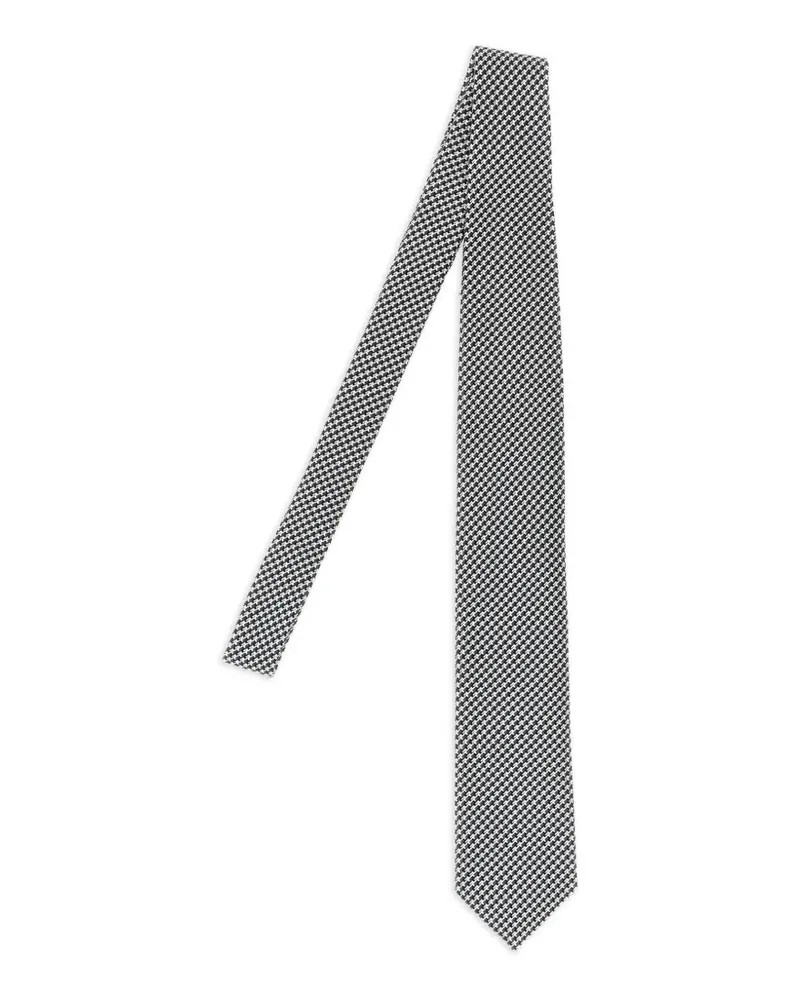 Tom Ford Seidenkrawatte mit Jacquardmuster - Schwarz Schwarz